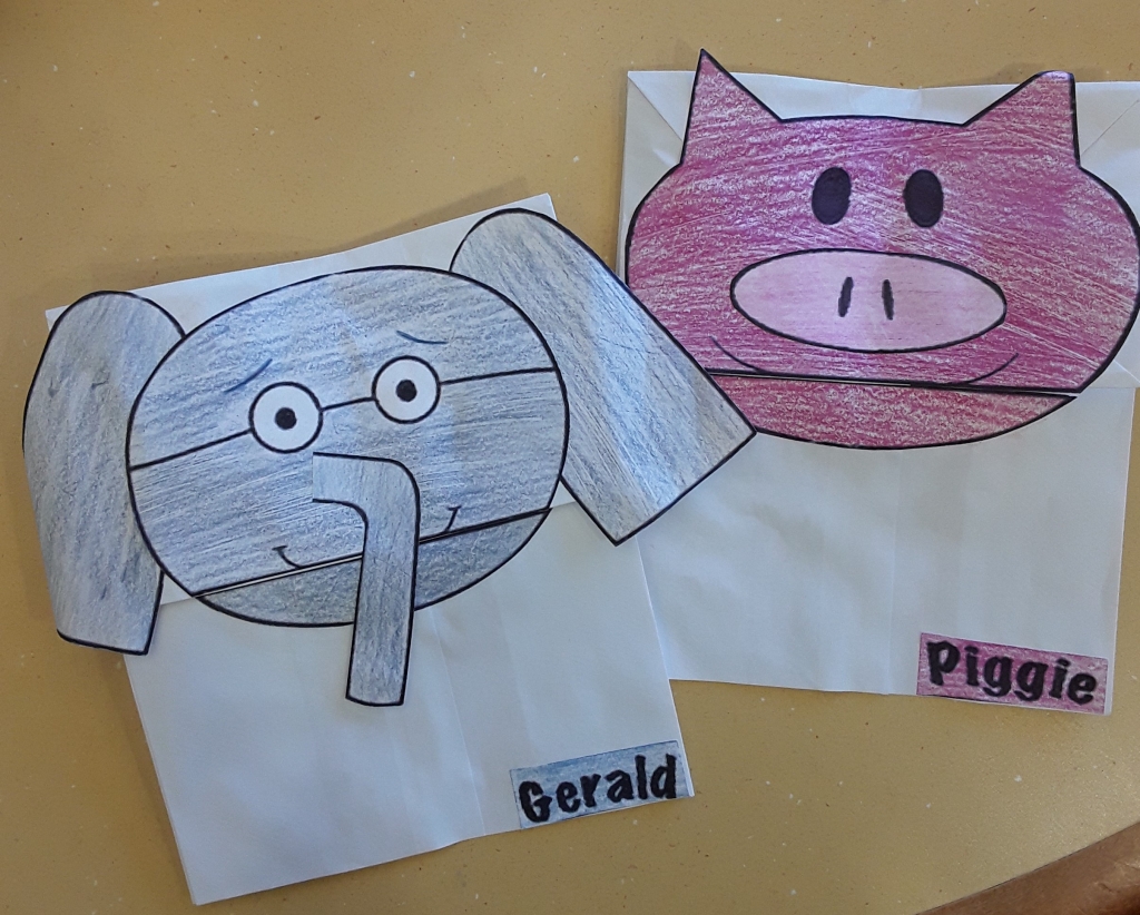Elephant And Piggie Puppets Printable